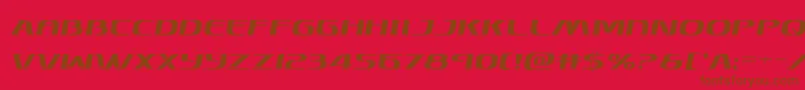 Skymarshalsemital-fontti – ruskeat fontit punaisella taustalla