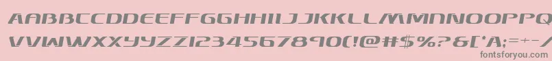Skymarshalsemital Font – Gray Fonts on Pink Background
