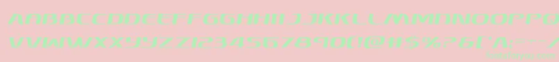 Skymarshalsemital Font – Green Fonts on Pink Background