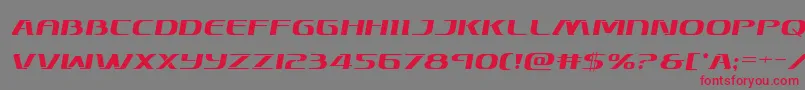 Skymarshalsemital Font – Red Fonts on Gray Background