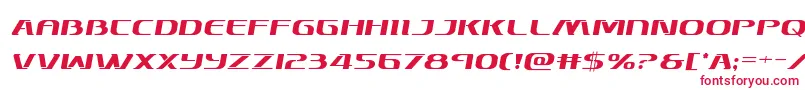 Skymarshalsemital Font – Red Fonts on White Background