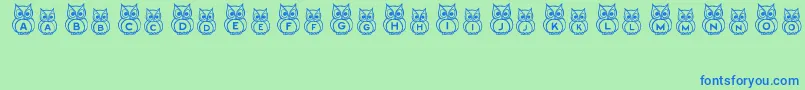 fuente Whathoot – Fuentes Azules Sobre Fondo Verde
