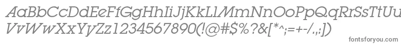 LugabookadcItalic Font – Gray Fonts