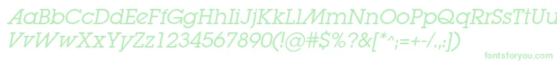 LugabookadcItalic Font – Green Fonts