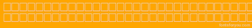 フォントFauvismRegular – オレンジの背景にピンクのフォント