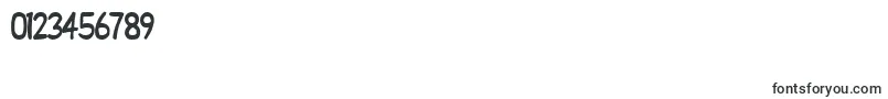 Шрифт Dupuyheavy Regular – шрифты для цифр и чисел