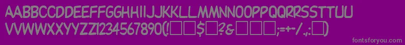 Подробнее о шрифте Dupuyheavy Regular Шрифт Dupuyheavy Regular – серые шрифты на фиолетовом фоне
