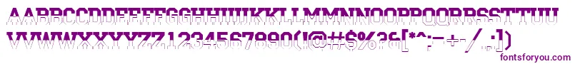 ACampusbw Font – Purple Fonts on White Background
