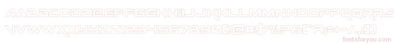 Spacerangerout Font – Pink Fonts on White Background