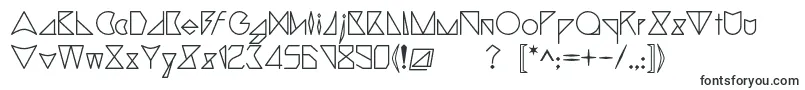 Шрифт Triangler – декоративные шрифты