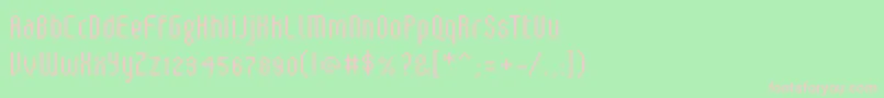 V5LoxicaLixera Font – Pink Fonts on Green Background