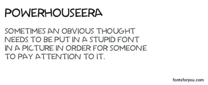 Review of the PowerhouseEra Font