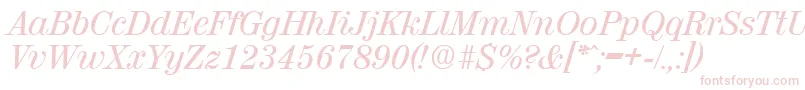 ValenciaMediumita Font – Pink Fonts