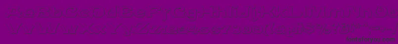 More about CaracteredoubletBeveled Font CaracteredoubletBeveled Font – Black Fonts on Purple Background