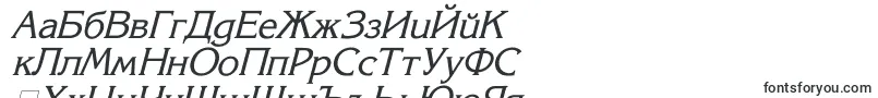 フォントKorinnaSuItalic – ブルガリアのフォント