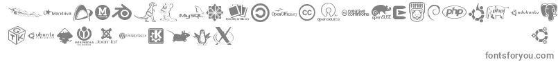 More about Openlogos Font Openlogos Font – Gray Fonts on White Background