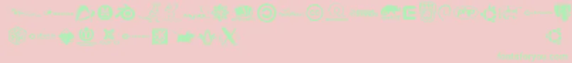 More about Openlogos Font Openlogos Font – Green Fonts on Pink Background