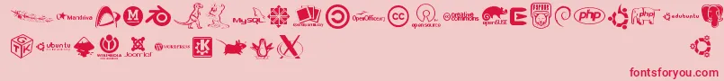 Más sobre la fuente Openlogos fuente Openlogos – Fuentes Rojas Sobre Fondo Rosa