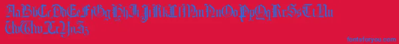 fuente Morcrepito – Fuentes Azules Sobre Fondo Rojo