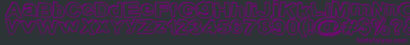 Stampink Font – Purple Fonts on Black Background