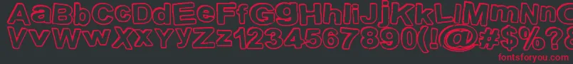 Lisätietoja Stampink-fontista Stampink-fontti – punaiset fontit mustalla taustalla