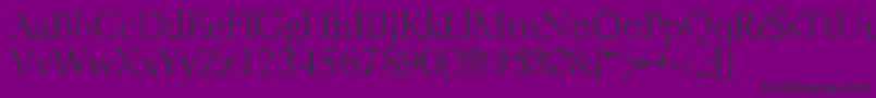 BelfastrandomLightRegular Font – Black Fonts on Purple Background