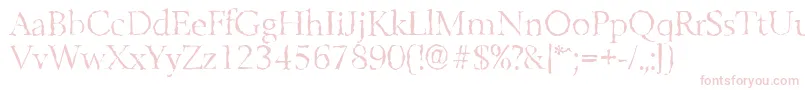 BelfastrandomLightRegular Font – Pink Fonts on White Background