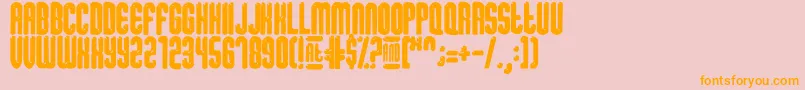 SugarDissolve Font – Orange Fonts on Pink Background