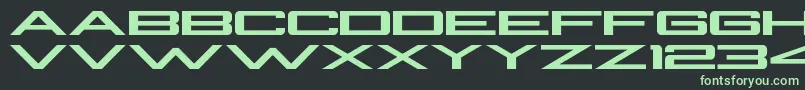 Подробнее о шрифте BeAPro Шрифт BeAPro – зелёные шрифты на чёрном фоне