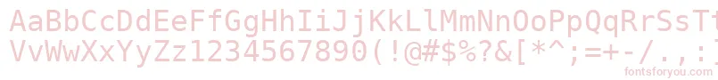 BitstreamVeraSansMonoRoman Font – Pink Fonts