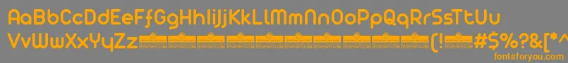AristaProSemiboldTrial Font – Orange Fonts on Gray Background