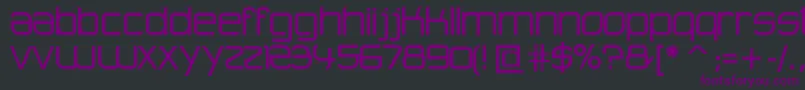 AdvancedArchitecture Font – Purple Fonts on Black Background