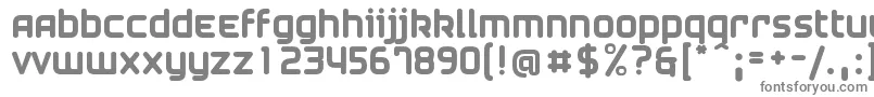 AirstripFour-Schriftart – Graue Schriften auf weißem Hintergrund