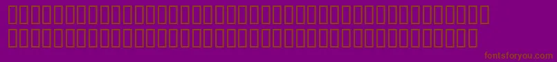 Exxpresleysh Font – Brown Fonts on Purple Background