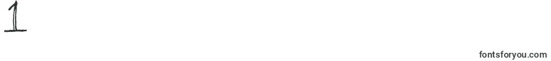 TheHandOfTes Font – Fonts for Digit 1