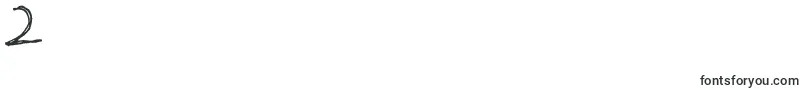 フォントTheHandOfTes – フォント数字2