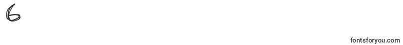 フォントTheHandOfTes – フォント数字6