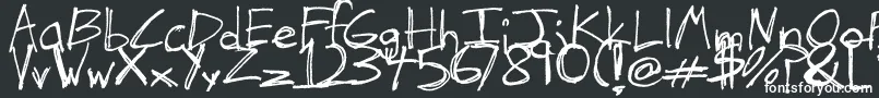 TheHandOfTes Font – White Fonts