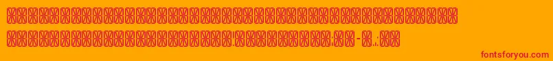 Lisätietoja TransponderGridAoe-fontista TransponderGridAoe-fontti – punaiset fontit oranssilla taustalla