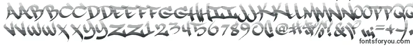 RapscriptFade09-Schriftart – Orientalische Schriften