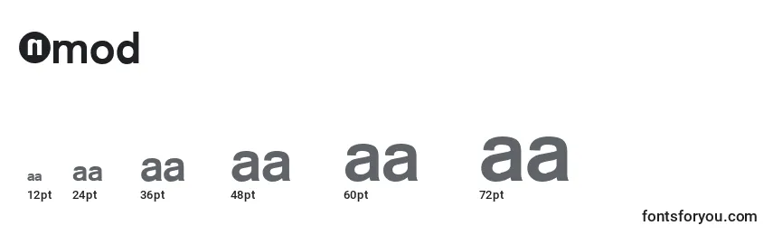 NMod Font Sizes