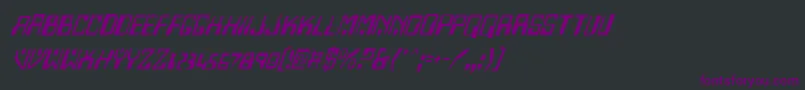 Homev2i Font – Purple Fonts on Black Background
