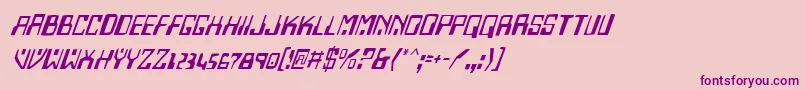 Homev2i Font – Purple Fonts on Pink Background