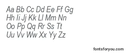 Обзор шрифта AriacItalic