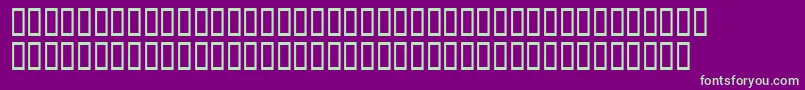 Xavierplatosh Font – Green Fonts on Purple Background