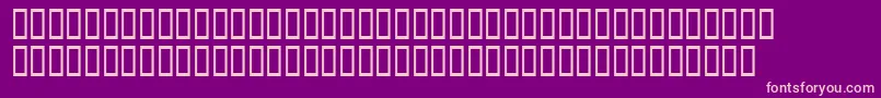Xavierplatosh Font – Pink Fonts on Purple Background