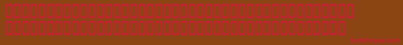 Xavierplatosh Font – Red Fonts on Brown Background