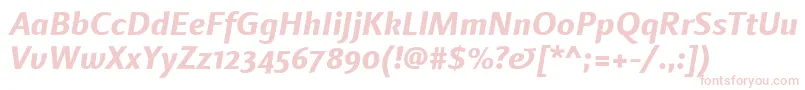 LinotypefinneganosfExtrabolditalic Font – Pink Fonts