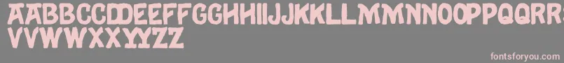 Eulogy Font – Pink Fonts on Gray Background