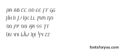 HammerheadThinItalic Font